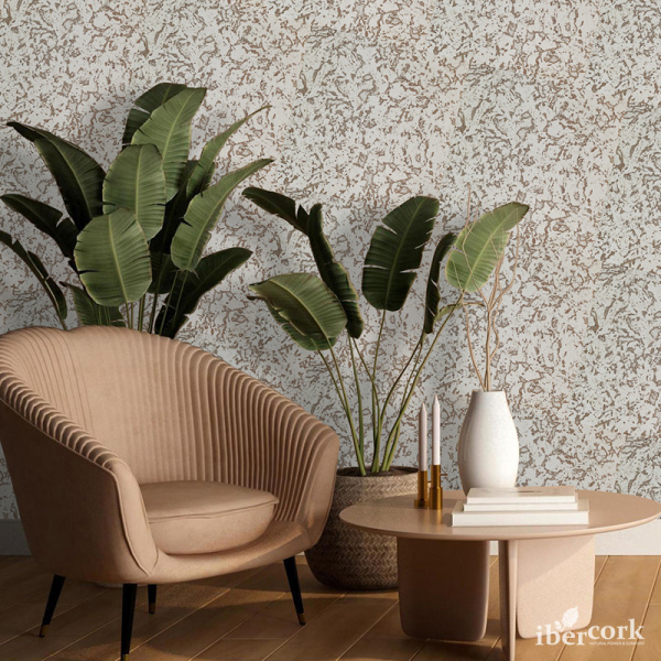 Пробковое настенное покрытие в пластинах EasyCork Сафра